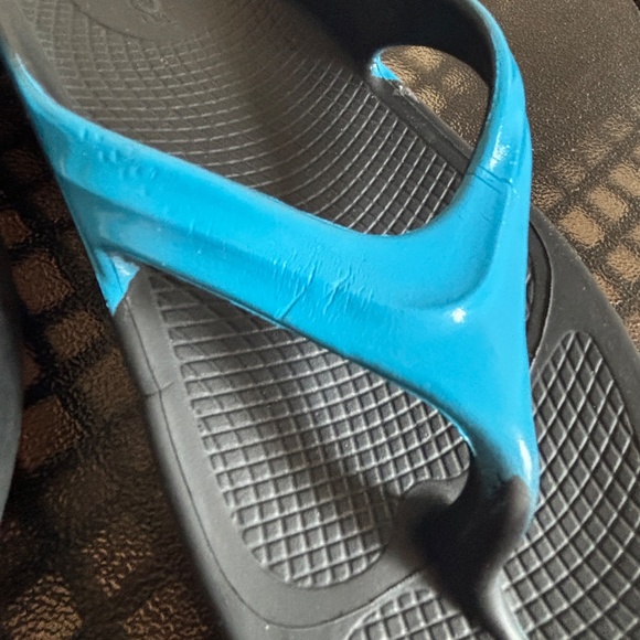 Oofos OoLaLa Sport Thong Comfort Sandals Size 8 EU 39 - Picture 4 of 11